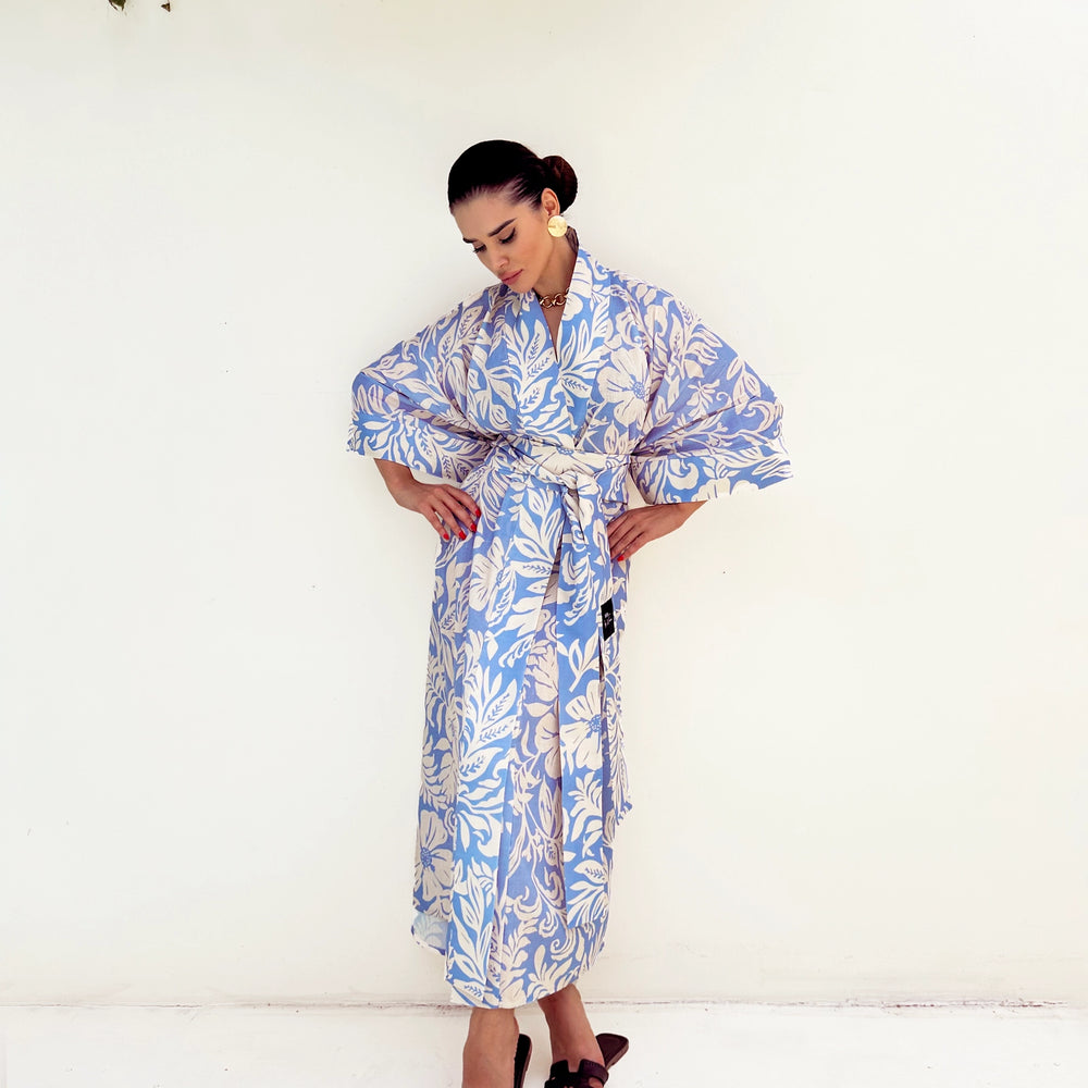 
                      
                        Linen Kimono Blue
                      
                    