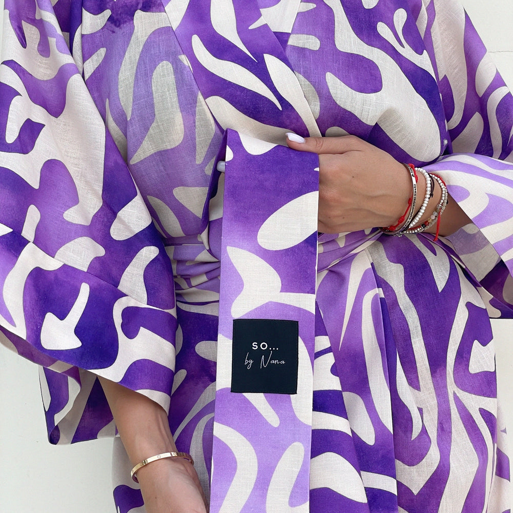 
                      
                        Linen Kimono Purple
                      
                    