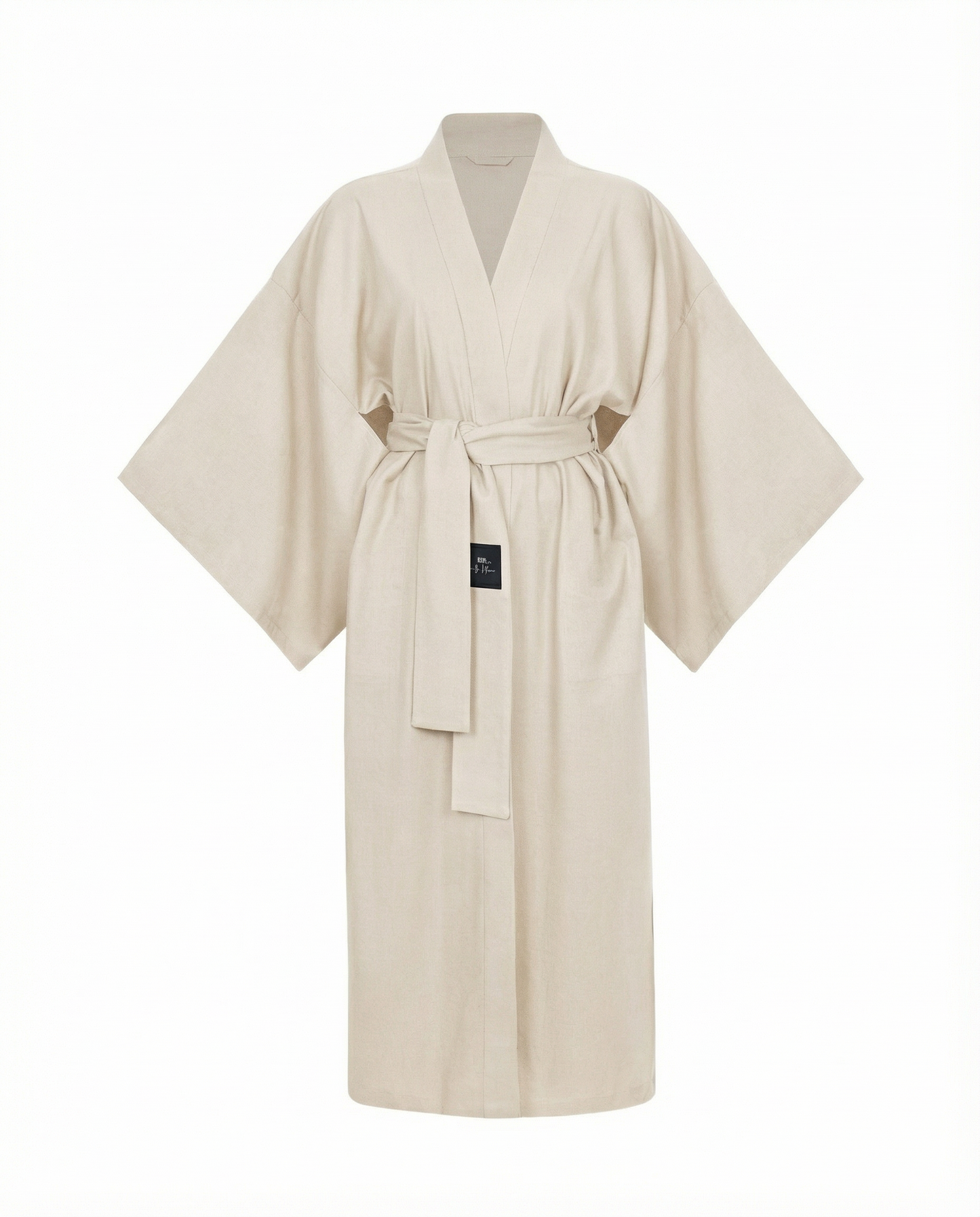Linen Japanese Kimono Beige