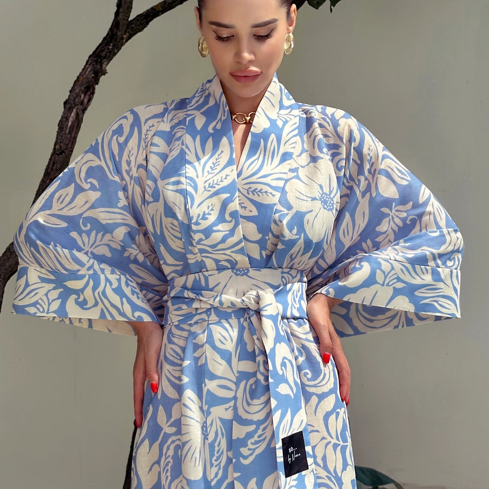 
                      
                        Linen Kimono Blue
                      
                    